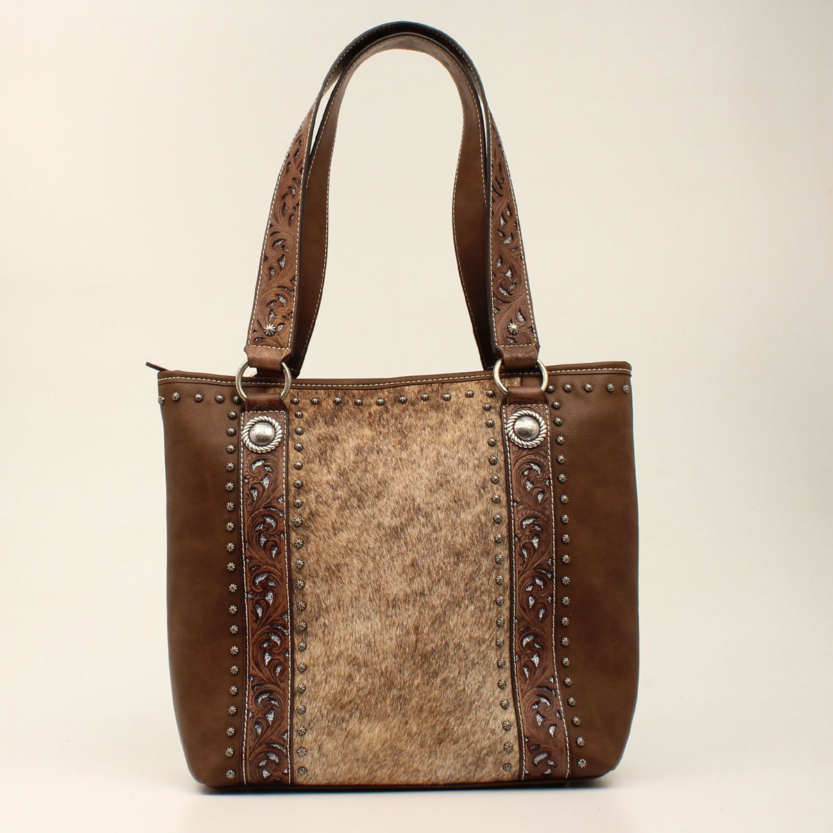 N770001902 Lynlee Style Tote Bag, Brown - 15 X 12 X 4.75 In.