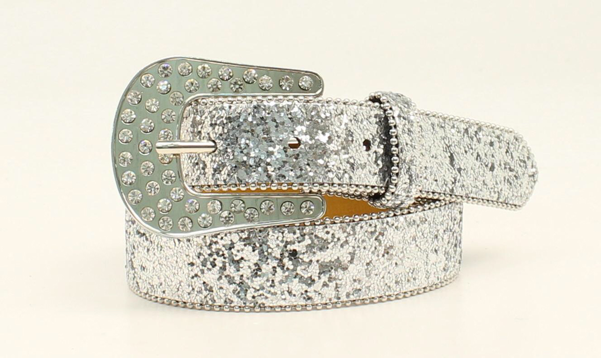 UPC 701340541047 product image for Ariat A1303036-22 0.25 in. G1 Silver Glitter Rhinestone Buckle - Size 22 | upcitemdb.com