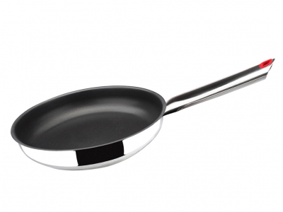 01sanova024 9.5 In. Nova Non-stick Stainless Steel Fry Pan