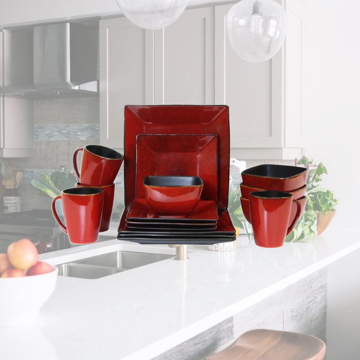 Picture of Elama ELM-HARLAND16 16 Piece Modern Premium Stoneware set