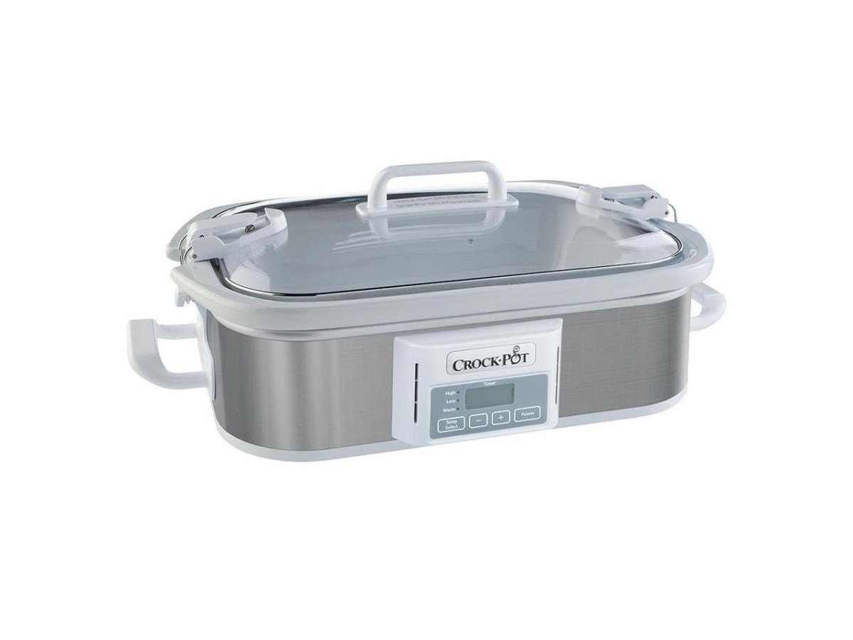 Crock-pot SCCPCCP350-SS 3.5 Quart Programmable Casserole Crock Slow Cooker