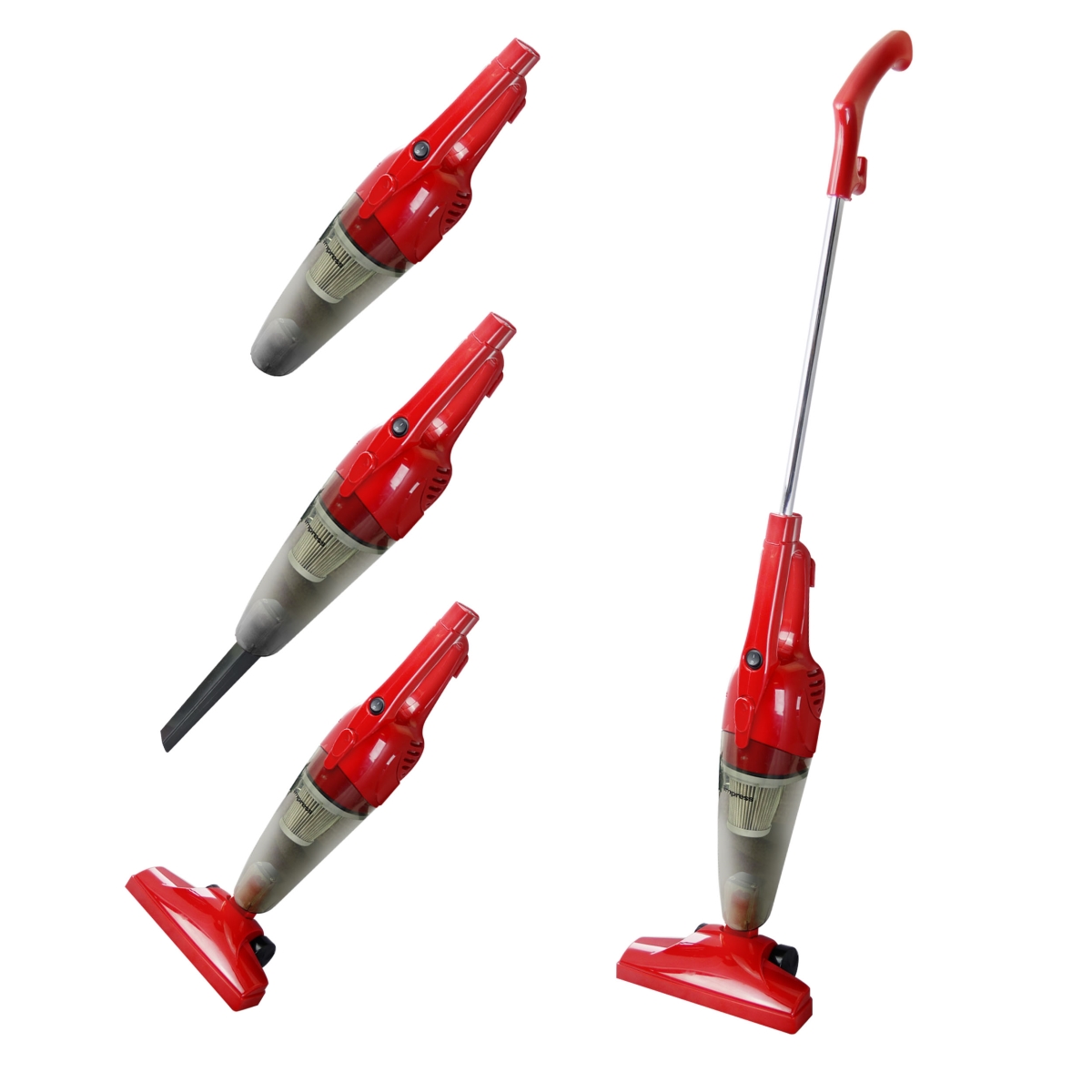Im-1007r 2-in-1 Govac Upright-hand Held Vacuum Cleaner - Red