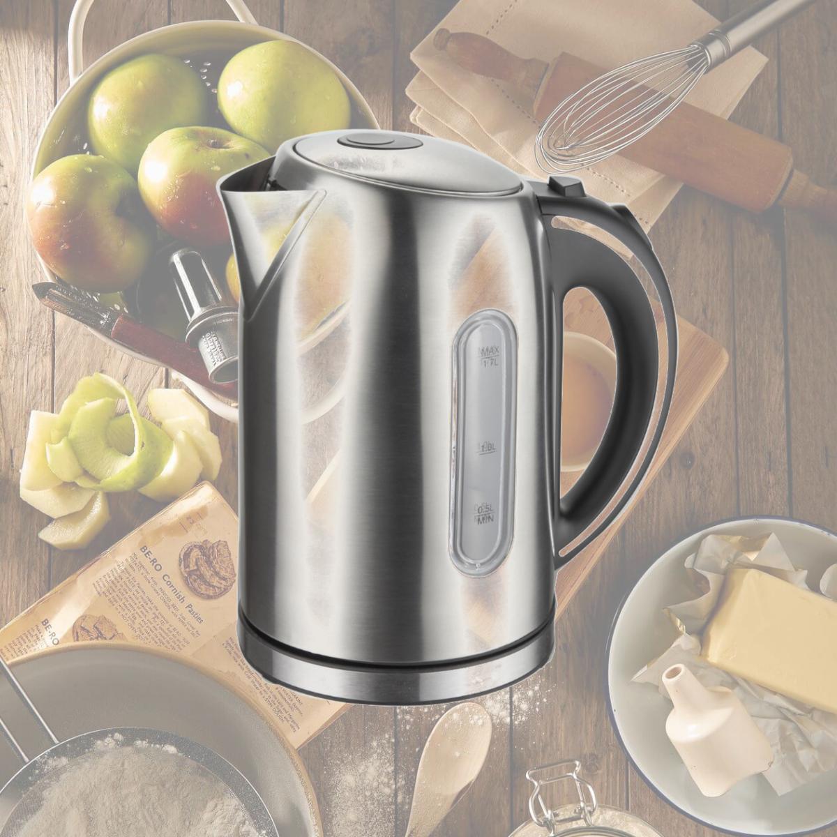 Picture of Megachef MGKTL-1739 1.7 Litre Stainless Steel Electric Tea Kettle