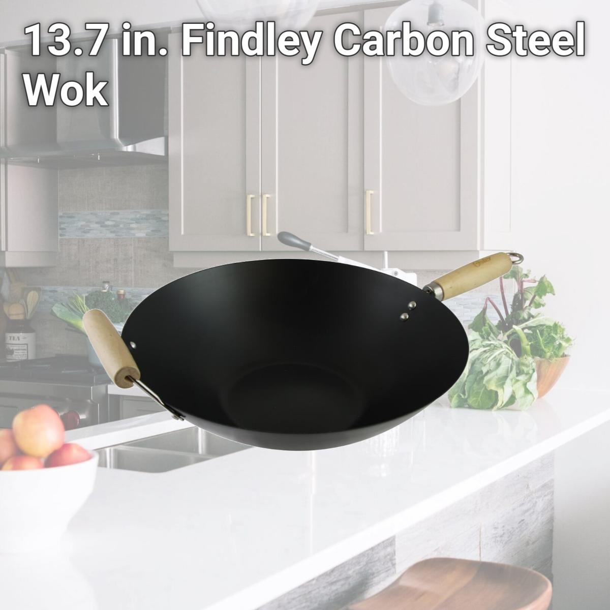 Picture of Oster 92470.01 13.7 in. Findley Carbon Steel Wok