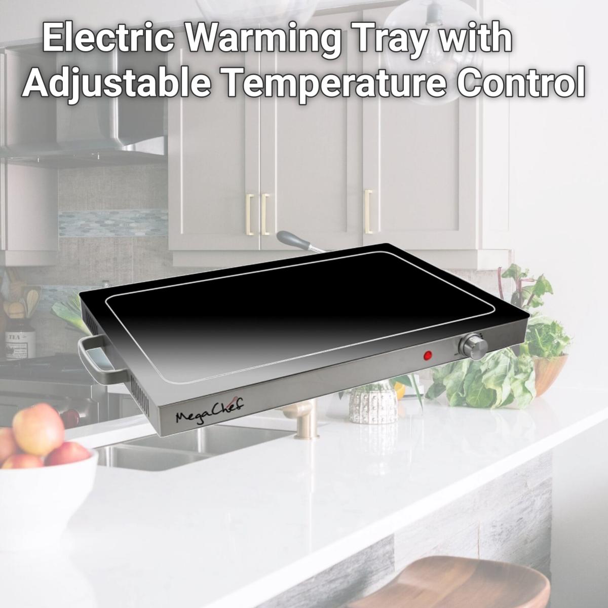 Picture of Megachef MCWT-9200 Electric Warming Tray with Adjustable Temperature Control
