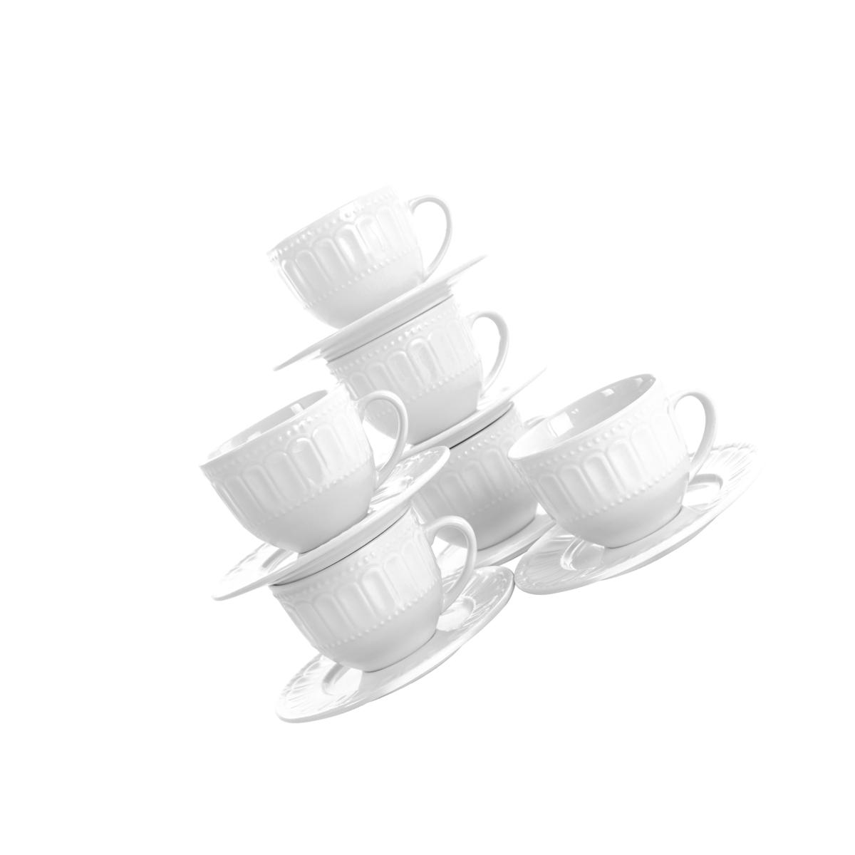 Picture of Elama EL-CHARLOTTE6PC Charlotte Mug Set, White - 6 Piece