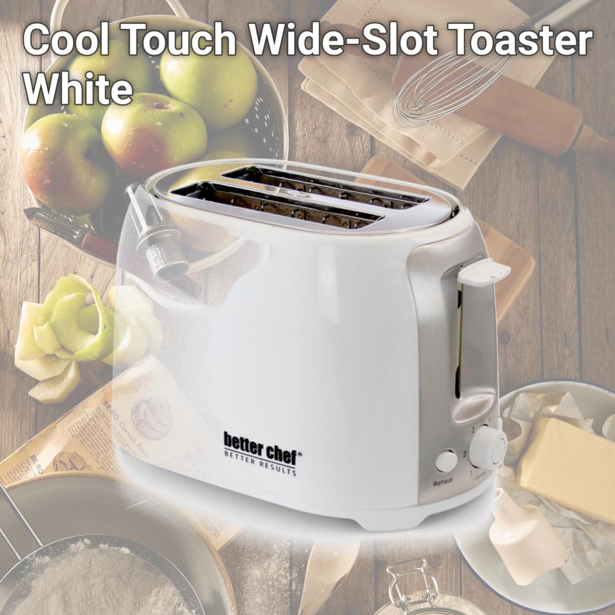 Picture of Better Chef IM-225W Cool Touch Wide-Slot Toaster, White
