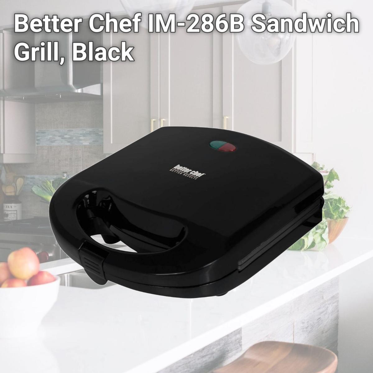 Picture of Better Chef IM-286B Sandwich Grill, Black