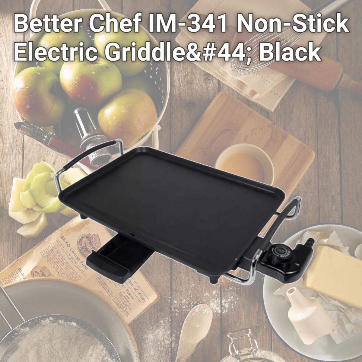 Picture of Better Chef IM-341 Non-Stick Electric Griddle, Black