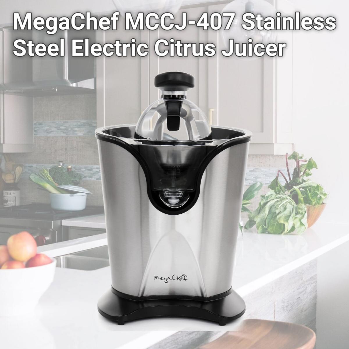 Picture of MegaChef MCCJ-407 Stainless Steel Electric Citrus Juicer