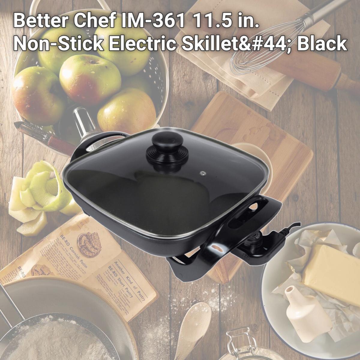 Picture of Better Chef IM-361 11.5 in. Non-Stick Electric Skillet, Black