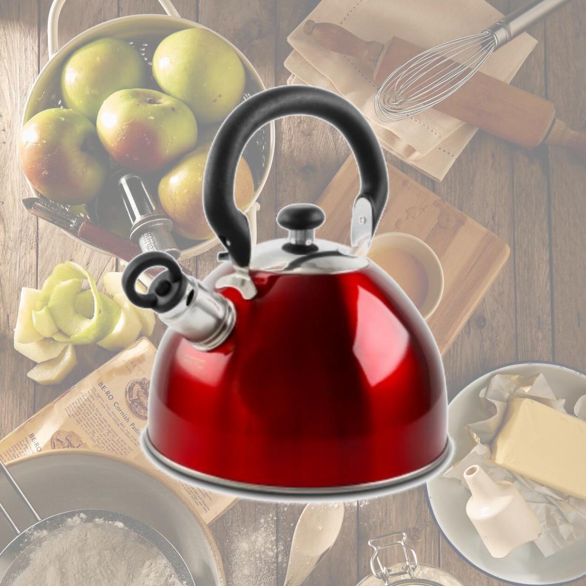 Picture of Mr Coffee 72750.03 1.8 qt. Morbern Tea Kettle, Red