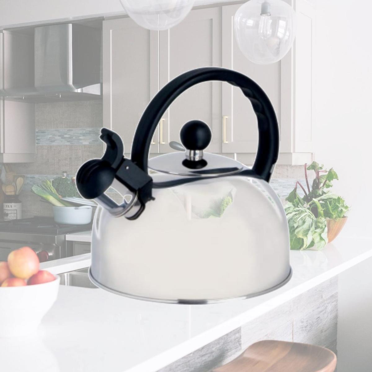 Picture of Gibson 63485.01 2.25 qt. Springberry Stainless Steel Kettle