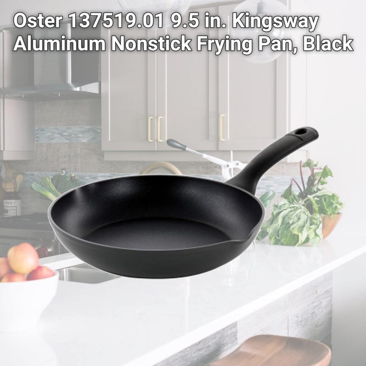 Picture of Oster 137519.01 9.5 in. Kingsway Aluminum Nonstick Frying Pan, Black