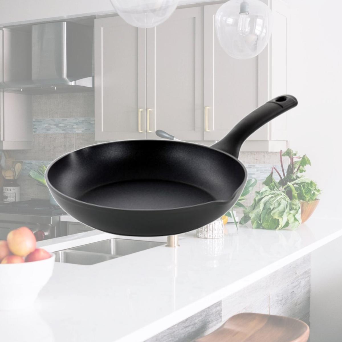 Picture of Oster 137519.01 9.5 in. Kingsway Aluminum Nonstick Frying Pan, Black