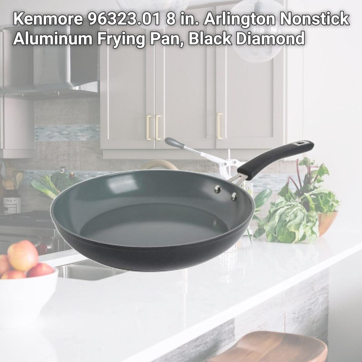 Picture of Kenmore 96323.01 8 in. Arlington Nonstick Aluminum Frying Pan, Black Diamond