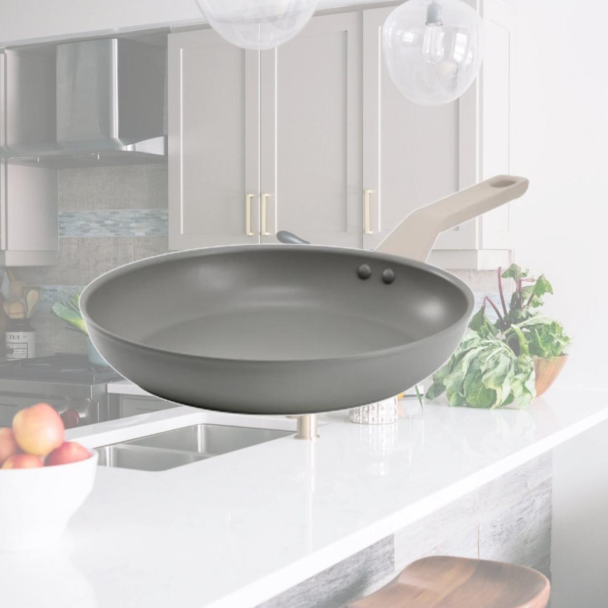 Picture of Oster 137747.01 10 in. Ambrose Nonstick Aluminum Frying Pan, Matte Grey