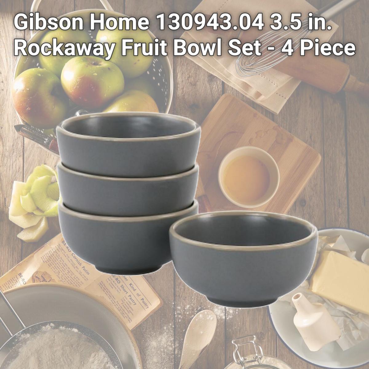 Picture of Gibson Home 130943.04 3.5 in. Rockaway Fruit Bowl Set - 4 Piece