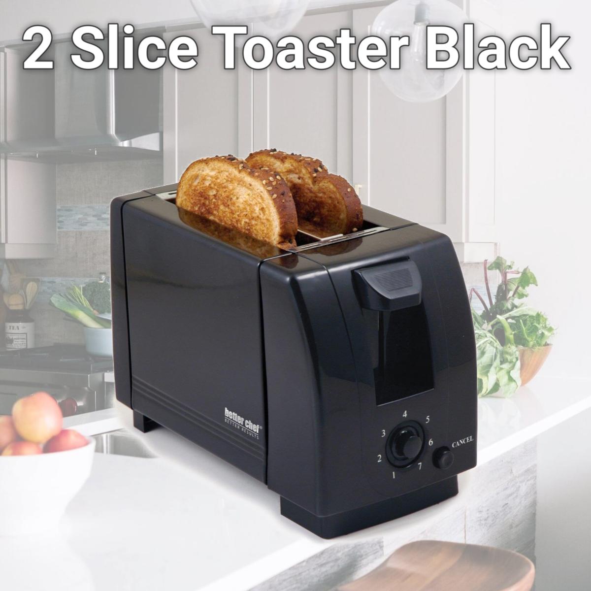 Picture of Better Chef IM-209B 2 Slice Toaster, Black