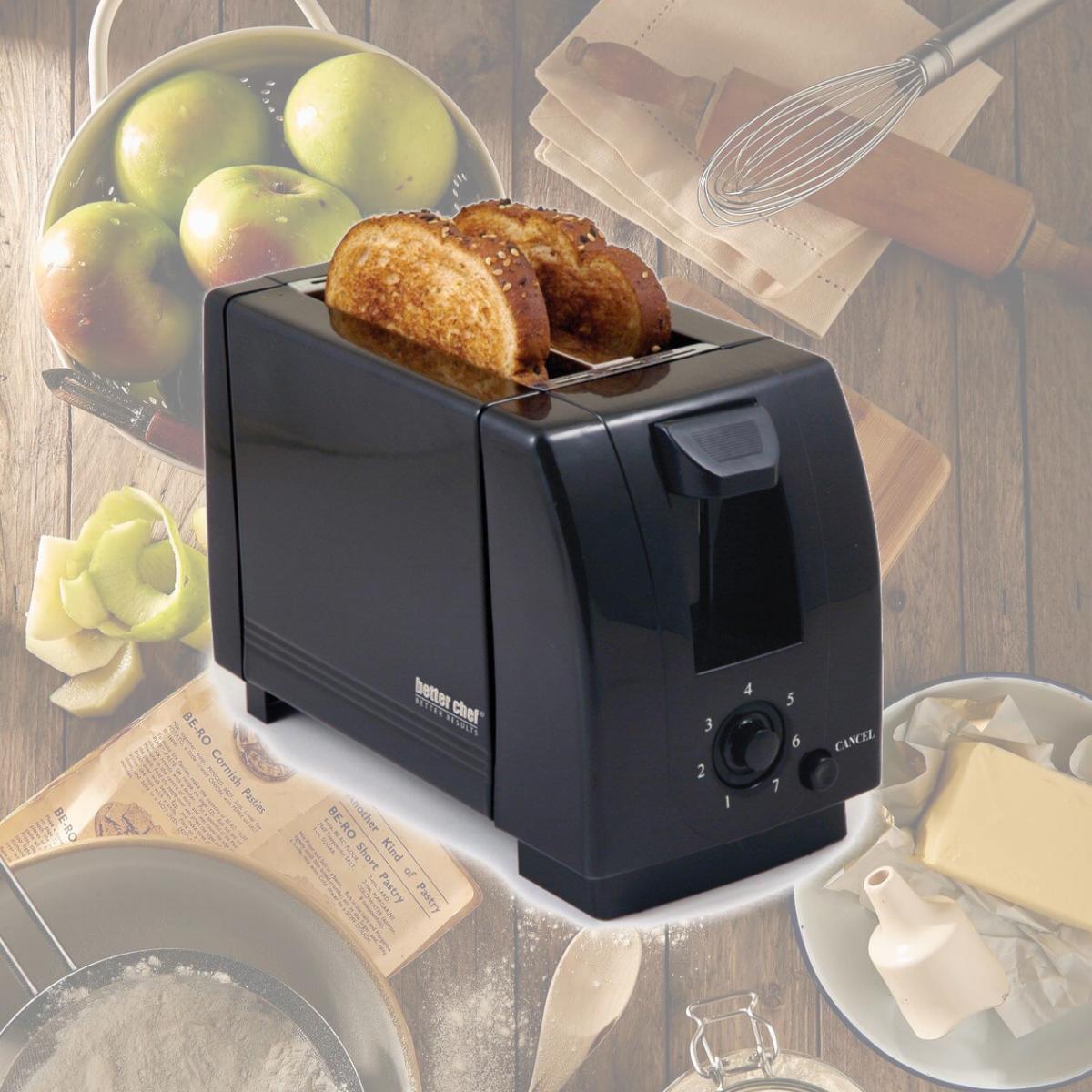 Picture of Better Chef IM-209B 2 Slice Toaster, Black