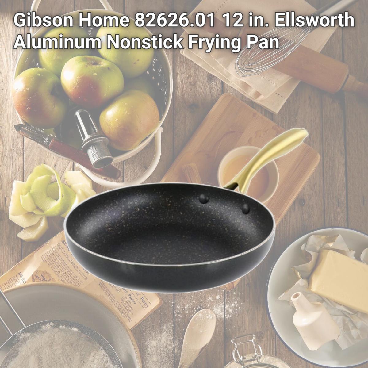 Picture of Gibson Home 82626.01 12 in. Ellsworth Aluminum Nonstick Frying Pan