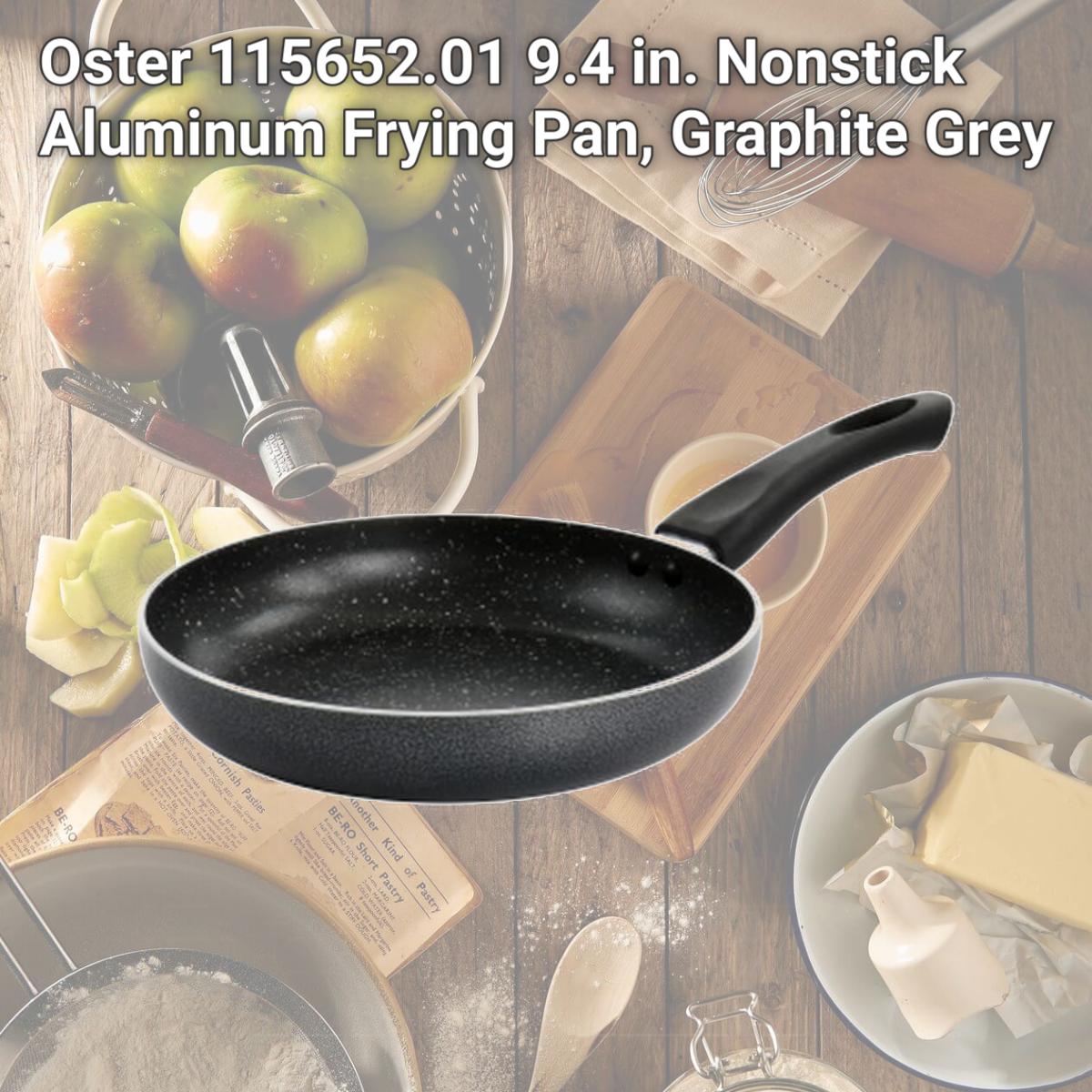 Picture of Oster 115652.01 9.4 in. Nonstick Aluminum Frying Pan, Graphite Grey