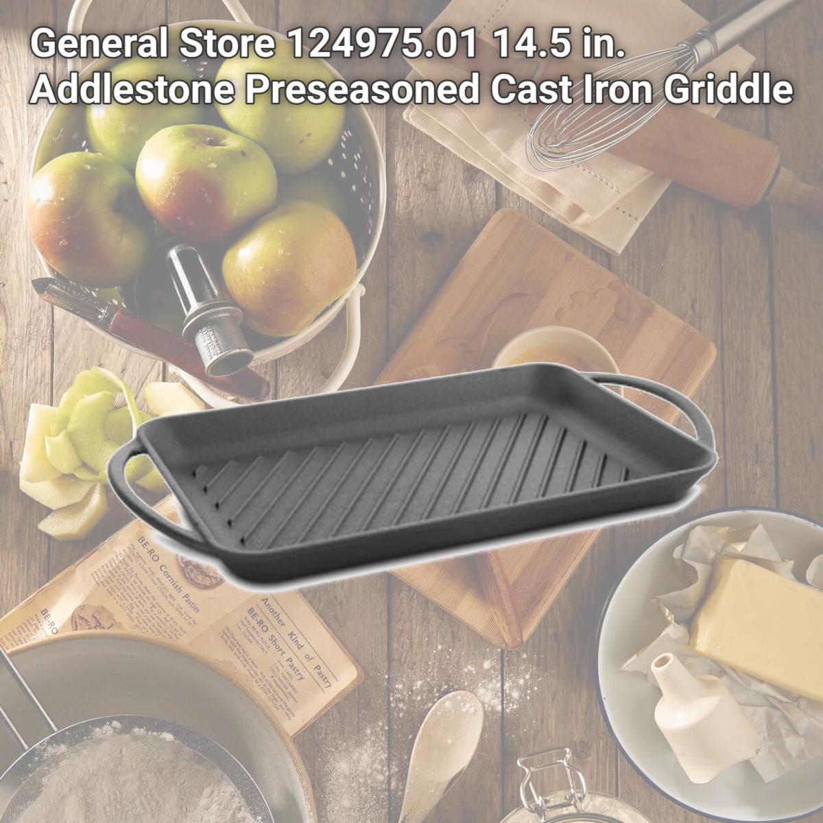 Picture of General Store 124975.01 14.5 in. Addlestone Preseasoned Cast Iron Griddle