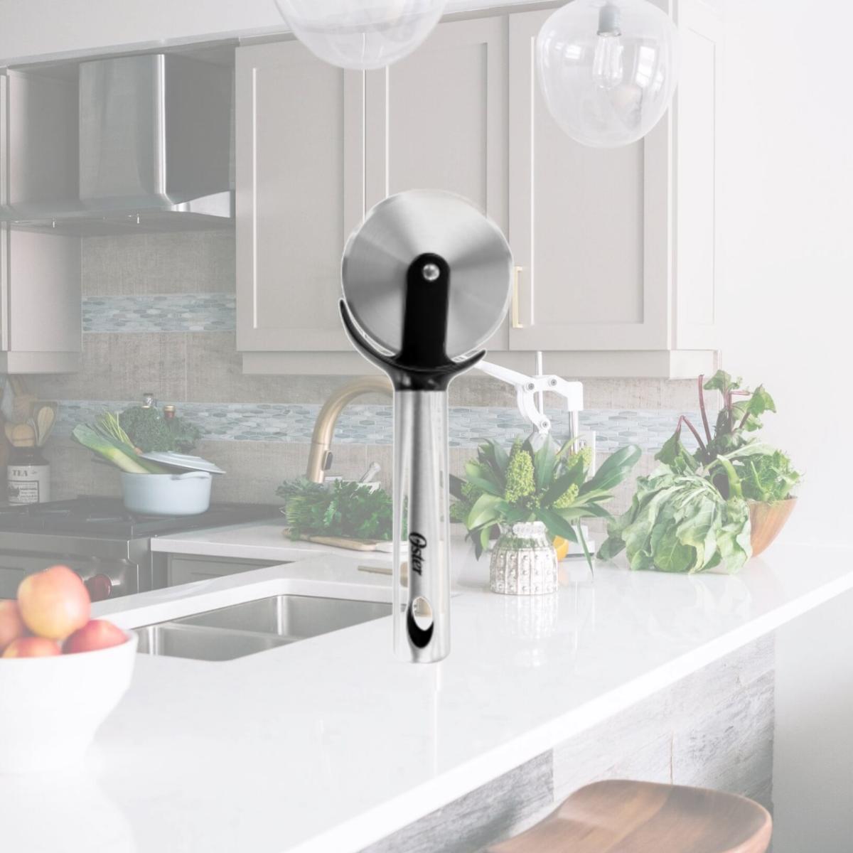 Picture of Oster 126308.01 Baldwyn Stainless Steel Pizza Cutter Utensil