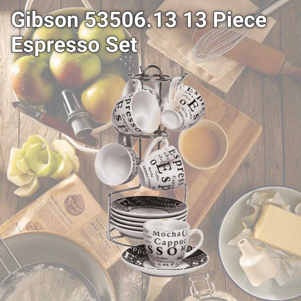 Picture of Gibson 53506.13 13 Piece Espresso Set