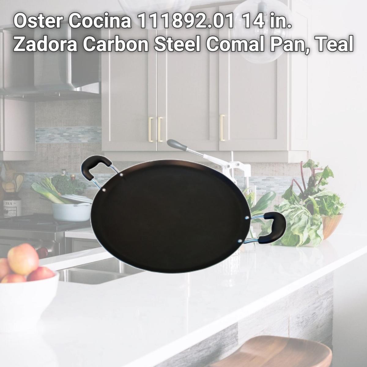 Picture of Oster Cocina 111892.01 14 in. Zadora Carbon Steel Comal Pan, Teal