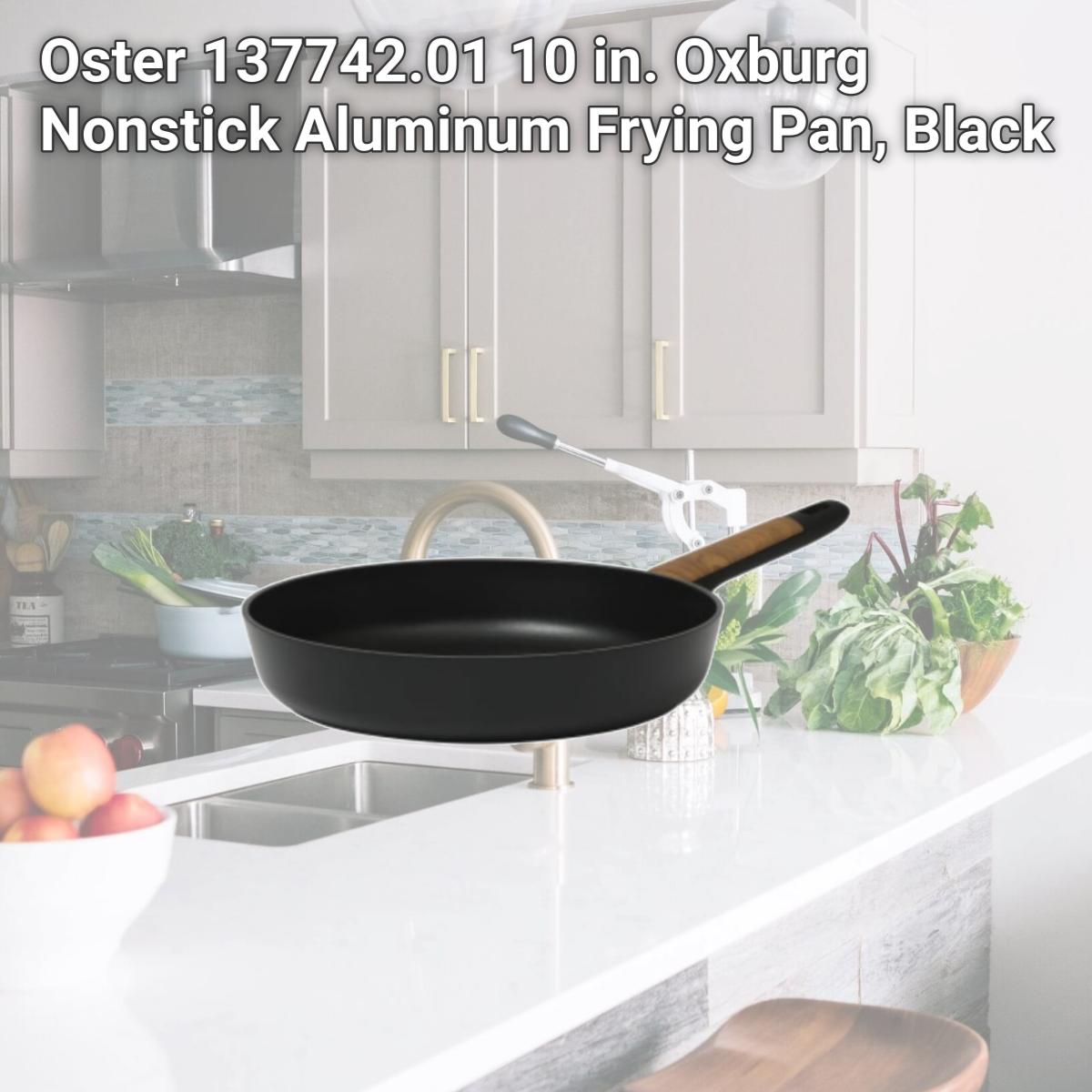 Picture of Oster 137742.01 10 in. Oxburg Nonstick Aluminum Frying Pan, Black