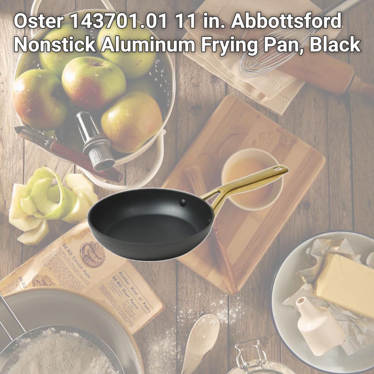 Picture of Oster 143701.01 11 in. Abbottsford Nonstick Aluminum Frying Pan, Black
