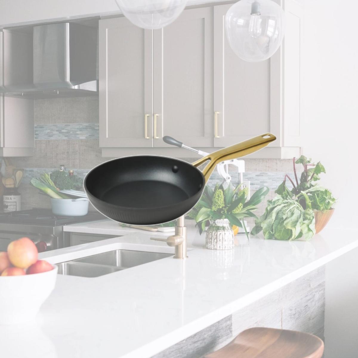 Picture of Oster 143701.01 11 in. Abbottsford Nonstick Aluminum Frying Pan, Black