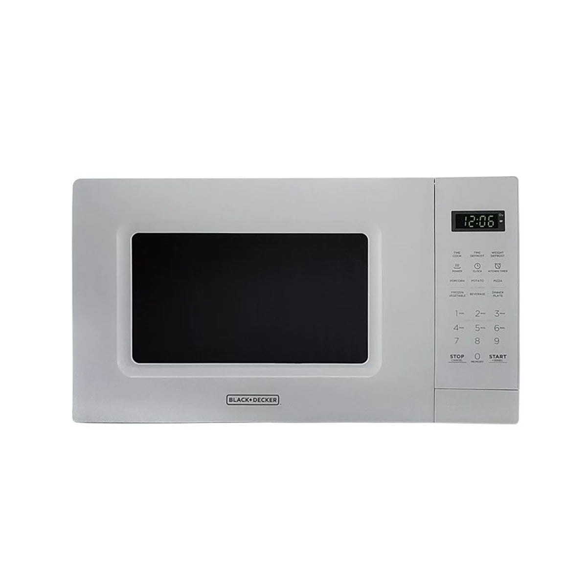 EM720C2GS-PM 0.7 cu ft. 700W LED Digital Microwave Oven with Child Safety Lock, White