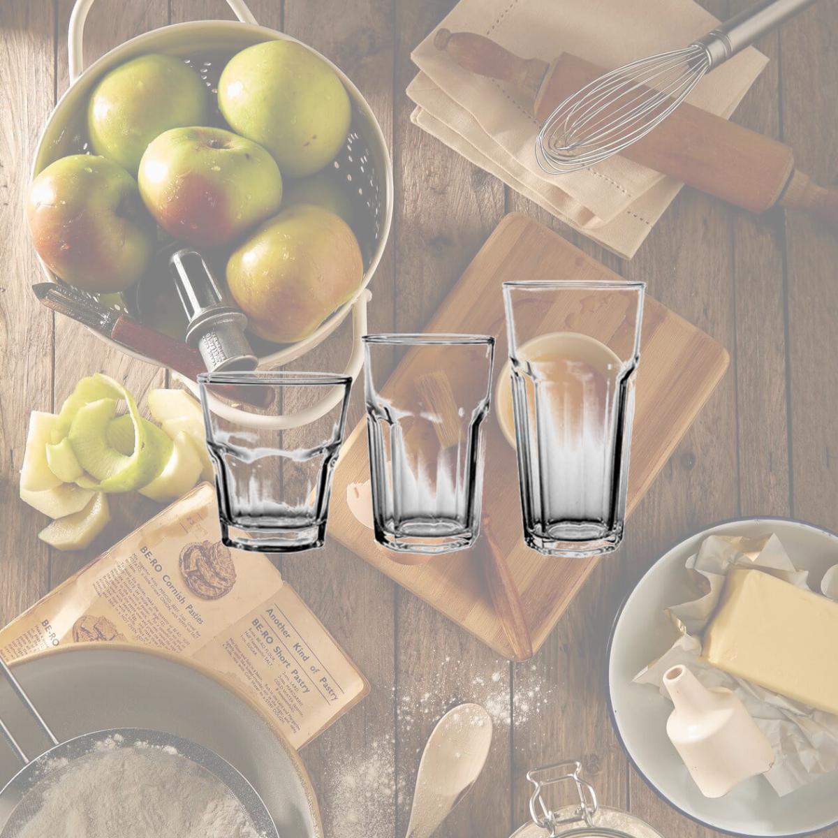 Picture of Better Chef GL-18 Glassware Set in three sizes - 18 Piece