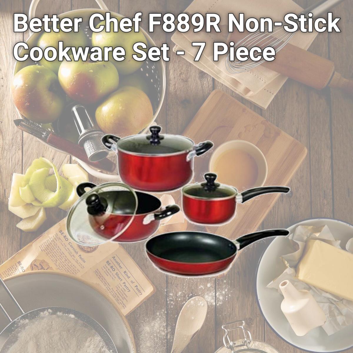 Picture of Better Chef F889R Non-Stick Cookware Set - 7 Piece