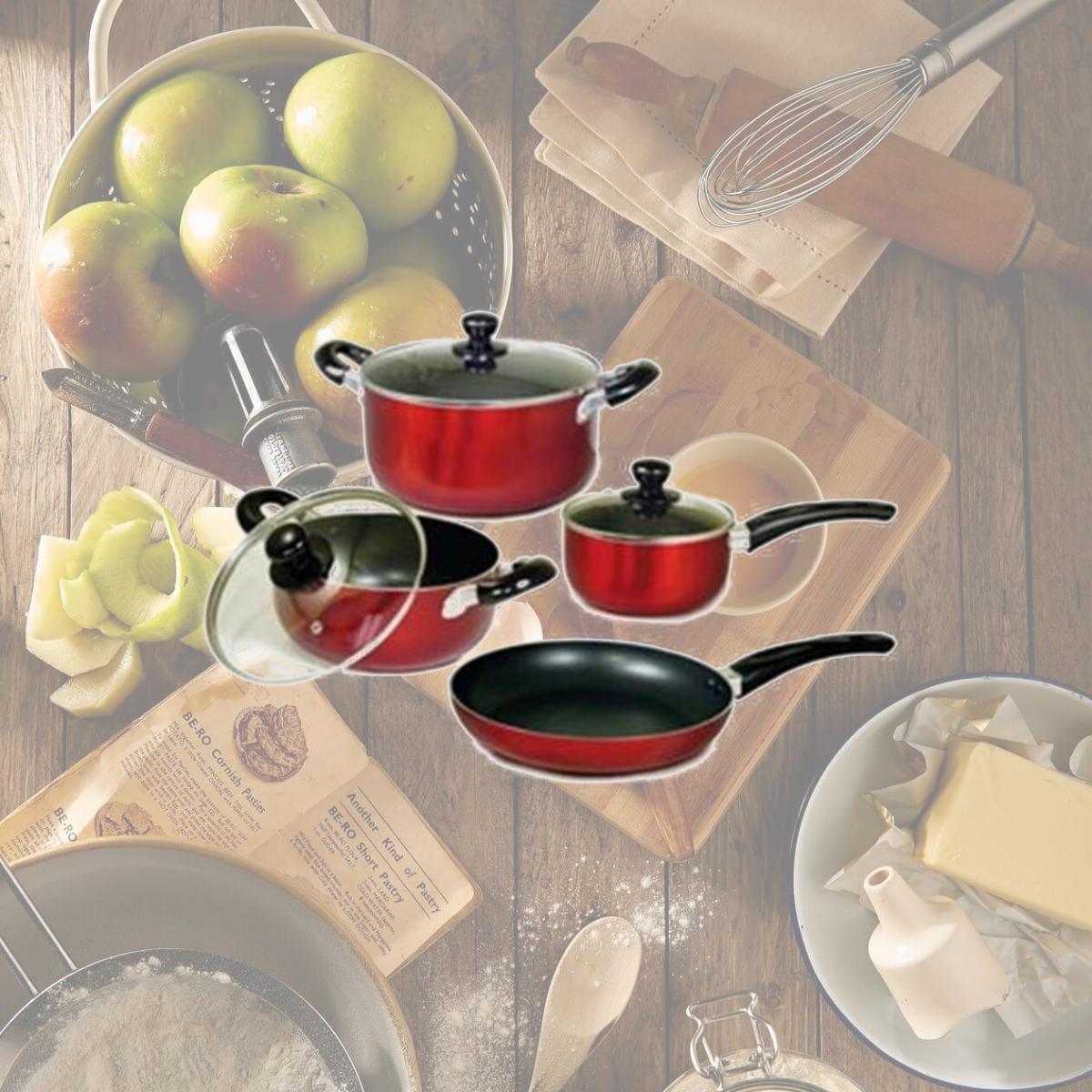 Picture of Better Chef F889R Non-Stick Cookware Set - 7 Piece