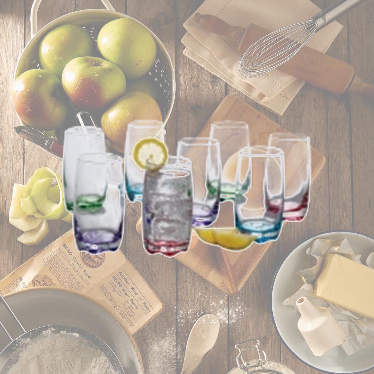 Picture of Gibson 92361.08 Karissa Glass Tumbler Set, 8 Piece