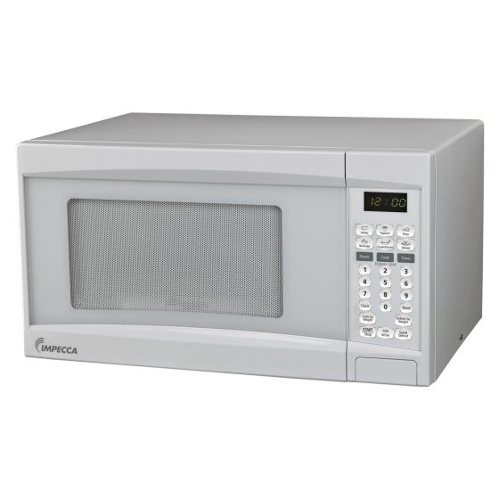 Impecca Cm-0774w 0.7 Cup Ft Microwave Oven, White