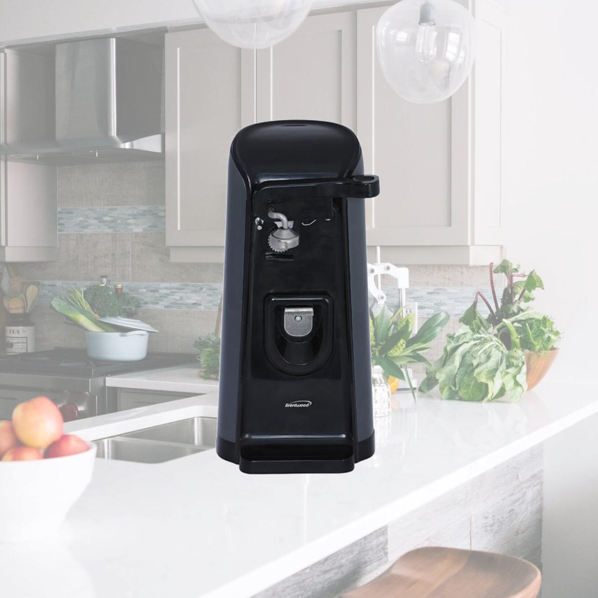 Picture of Brentwood J-30B Tall Electric Can Opener with Knife Sharpener & Bottlle Opener