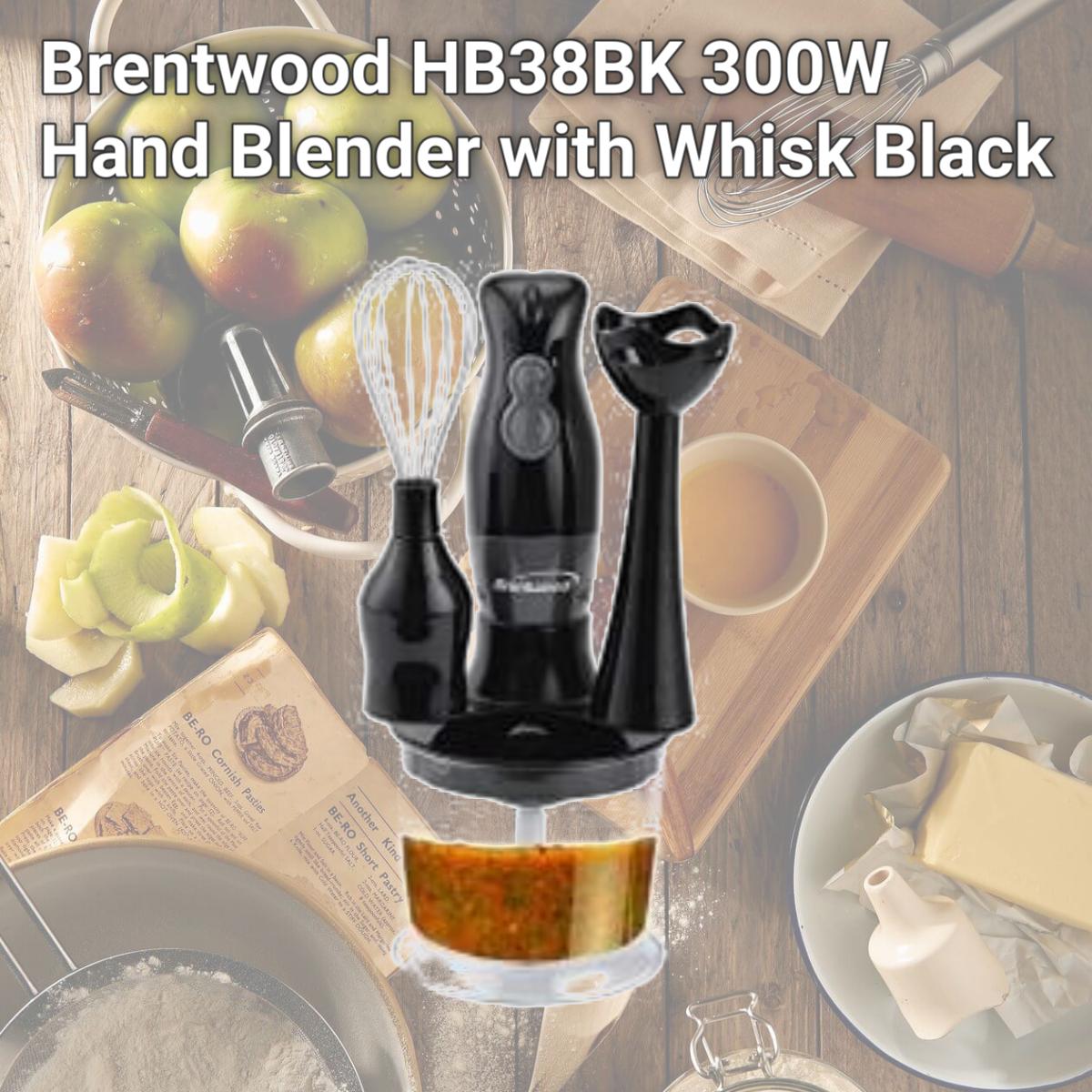 Picture of Brentwood HB38BK 300W Hand Blender with Whisk Black