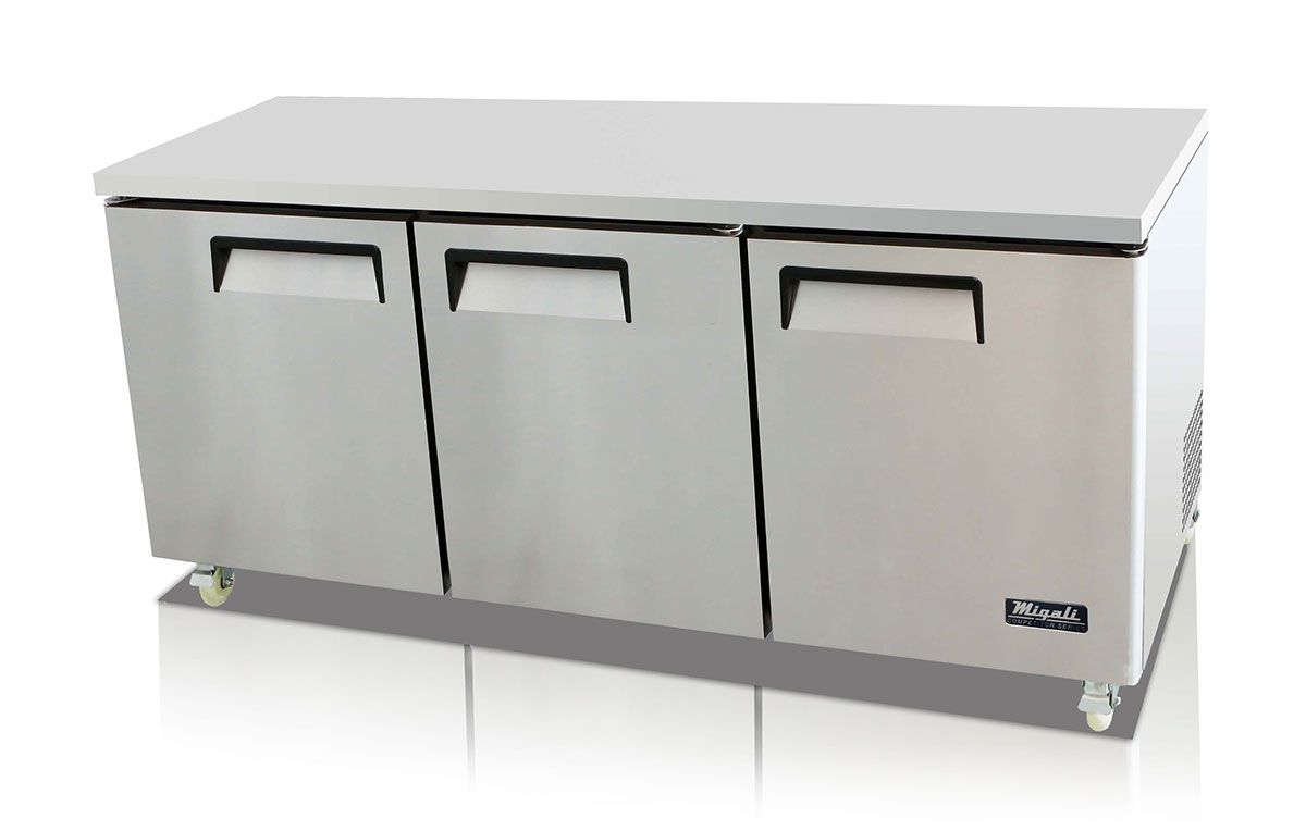 C-u72r-hc 72.7 In. 24.5 Cu. Ft. Competitor Series Undercounter Refrigerator, Stainless Steel & Galvanized Steel