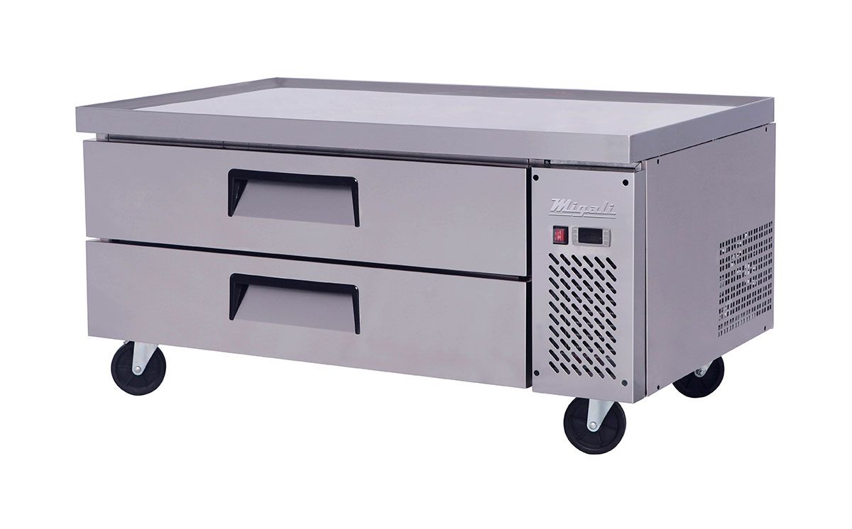 C-cb48-hc 48.4 In. 9.4 Cu. Ft. Competitor Series Refrigerated Equipment Stand Chef Base, Stainless Steel