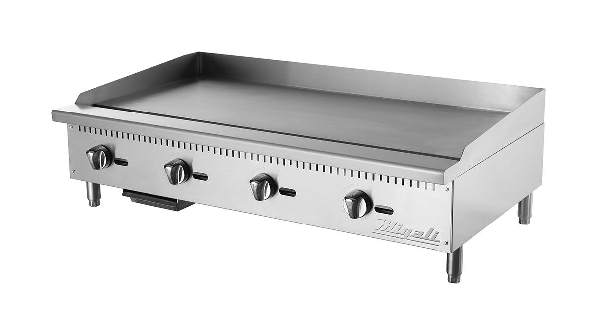 C-g48 48 In. Competitor Series Countertop Manual Controls Griddle, Stainless Steel