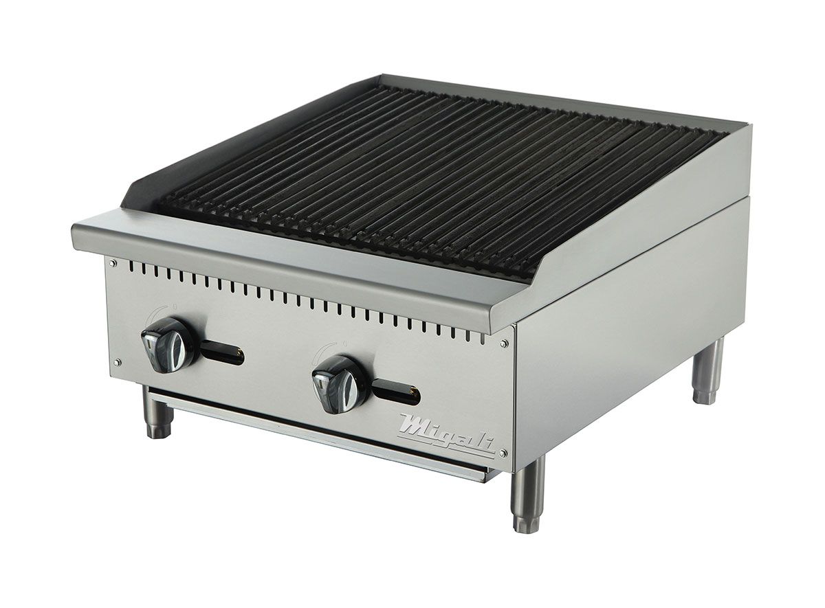 C-rb24 24 In. Competitor Series Countertop Radiant Charbroiler, Stainless Steel