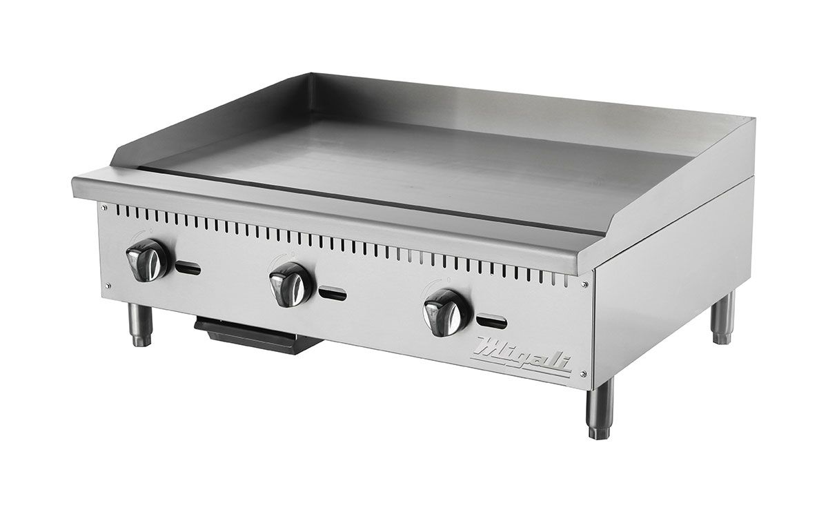 C-g36 36 In. Competitor Series Countertop Manual Controls Griddle, Stainless Steel