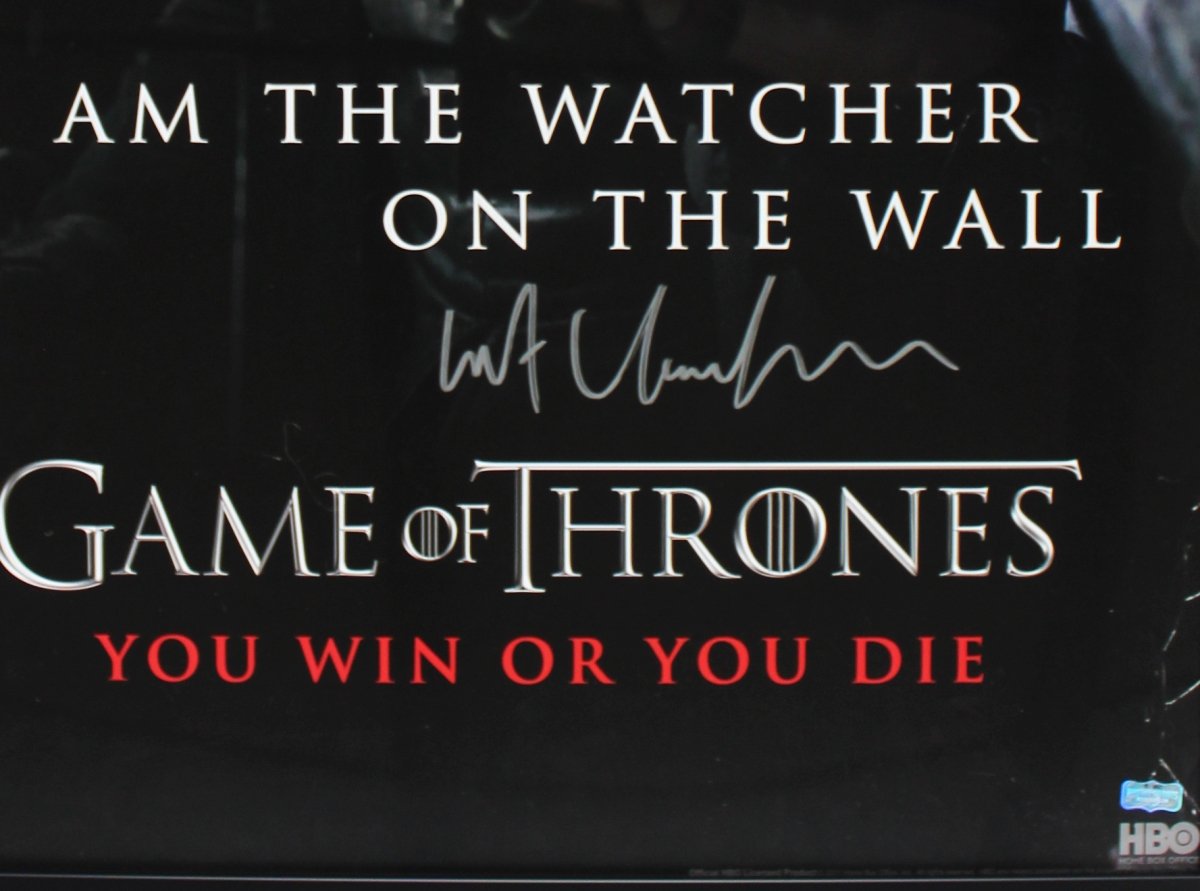 Picture of Radtke Sports 13623 Kit Harington Signed Game of Thrones Framed Watcher on the Wall Poster