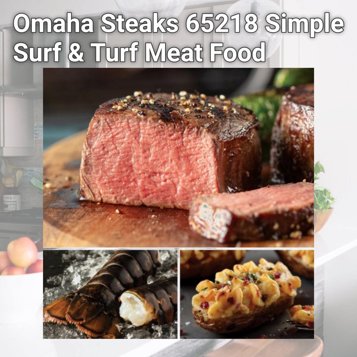 Picture of Omaha Steaks 65218 Simple Surf & Turf Meat Food