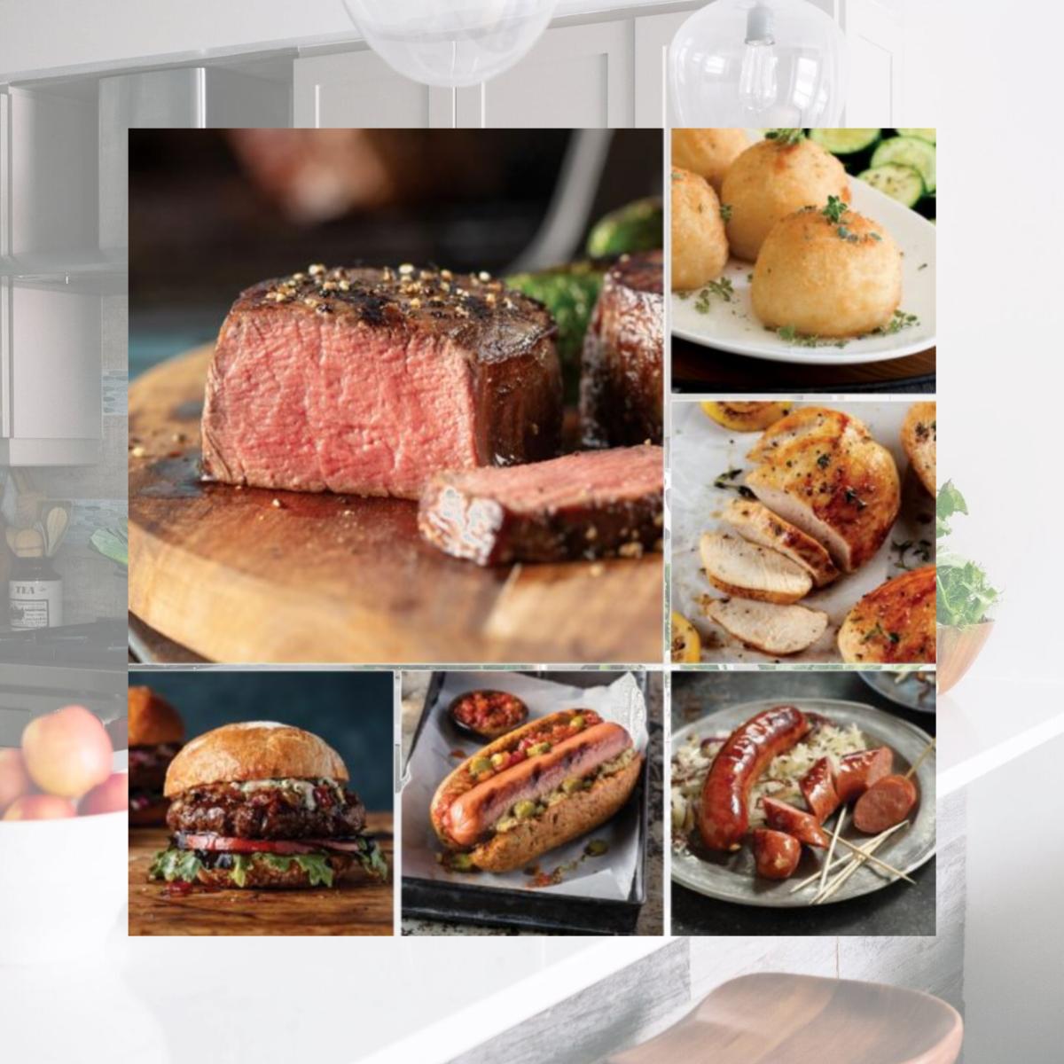 Picture of Omaha Steaks 65244 Butchers Cut Stock Up Meat Food