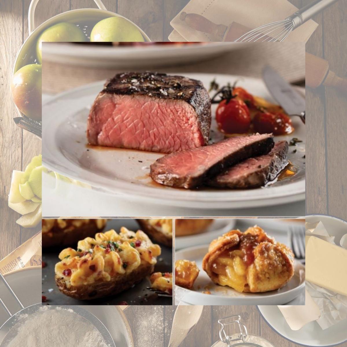 Picture of Omaha Steaks 69735 Butchers Cut Steak Food Dinner for Four Combo